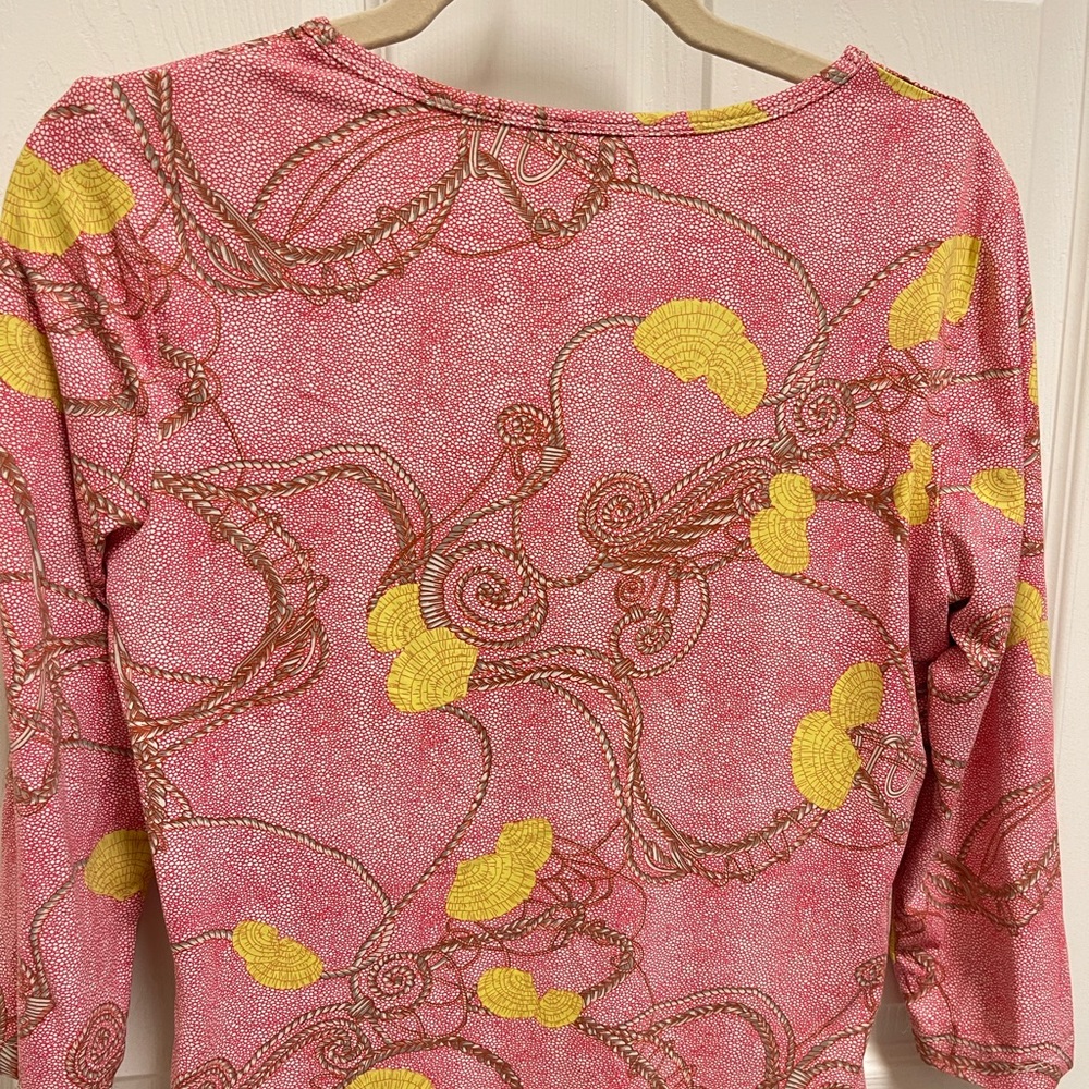 J. Mclaughlin Scroll Pattern Top - image 7